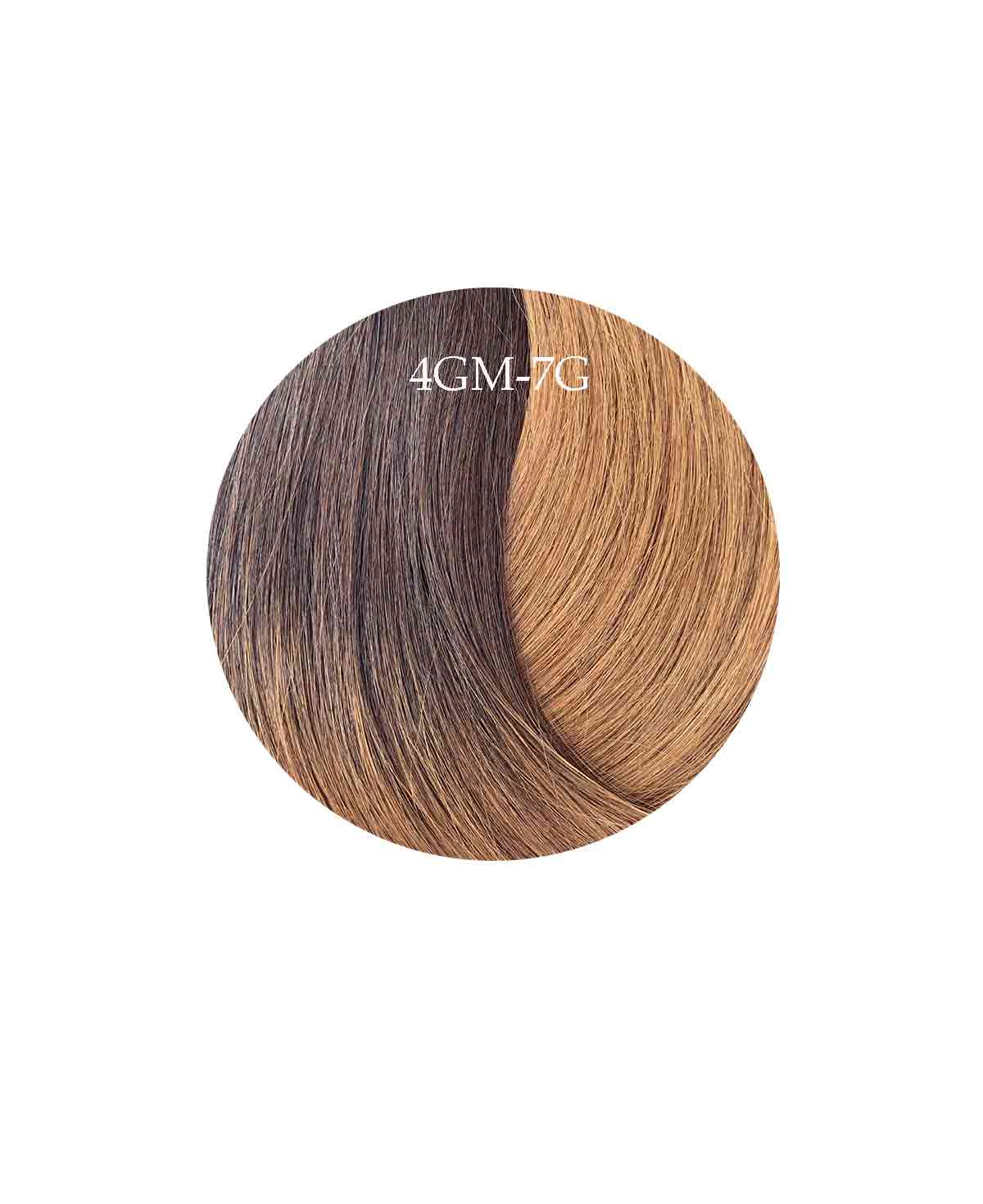 Showpony 45-50cm (20") 7 Piece Clip In Hair Extension - 4GM-7G Warm Mocha Melt Ombre