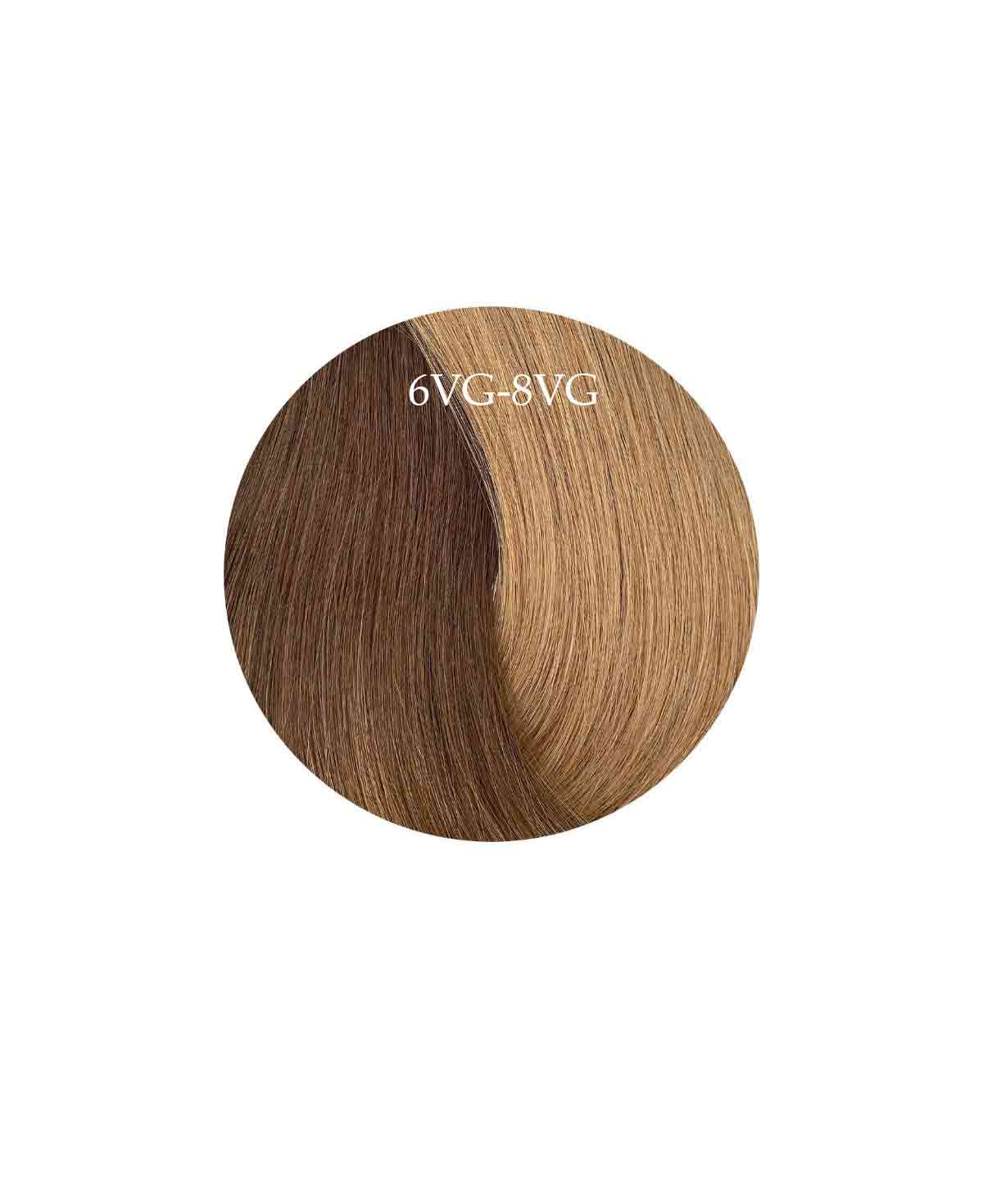 Showpony 45-50cm (20") Skin Weft Extensions - Ombre - 6VG-8VG Cool Brown