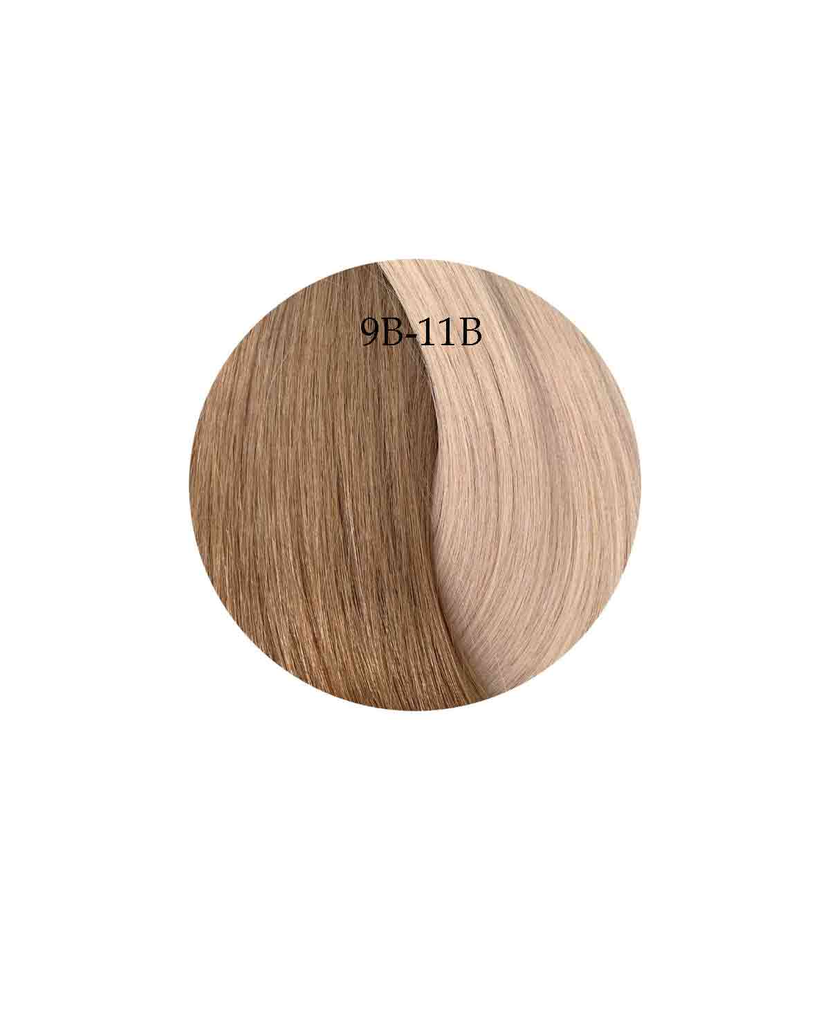 Showpony 45-50cm (20") Skin Weft Extensions - Ombre - 9B-11B Cool Soft Blonde