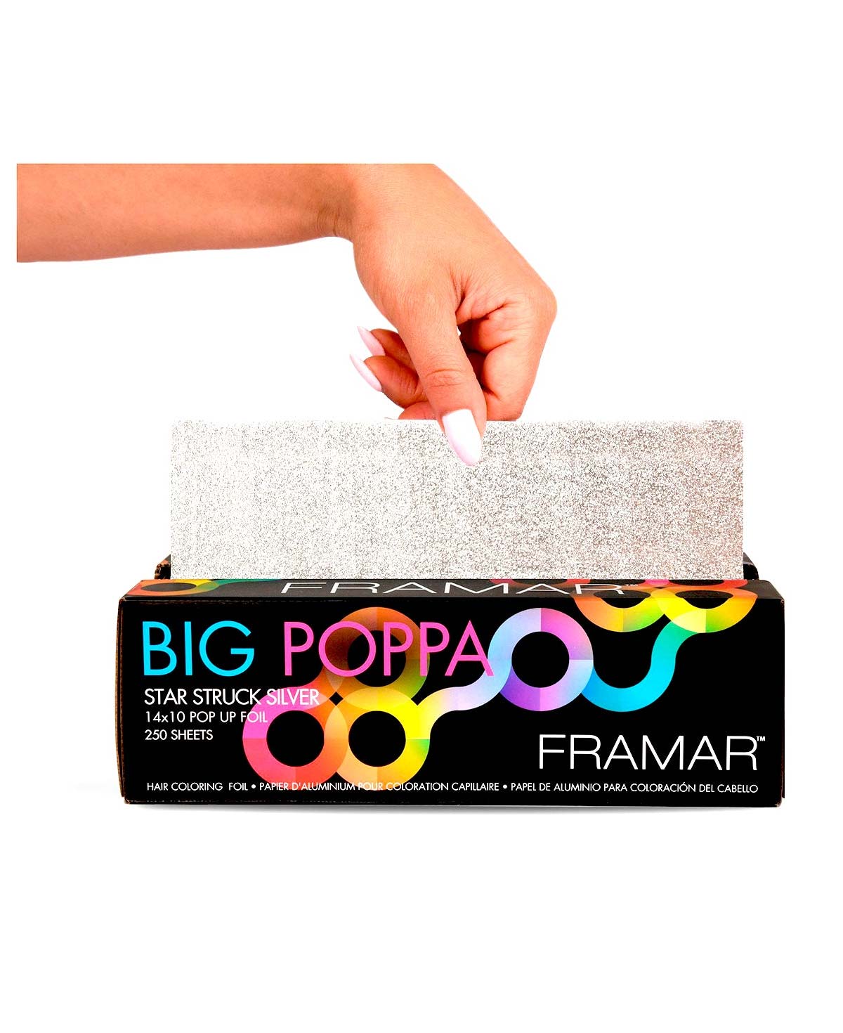 Framar 10x14 Big Poppa Pop Ups Star Struck Silver 250 Sheets 