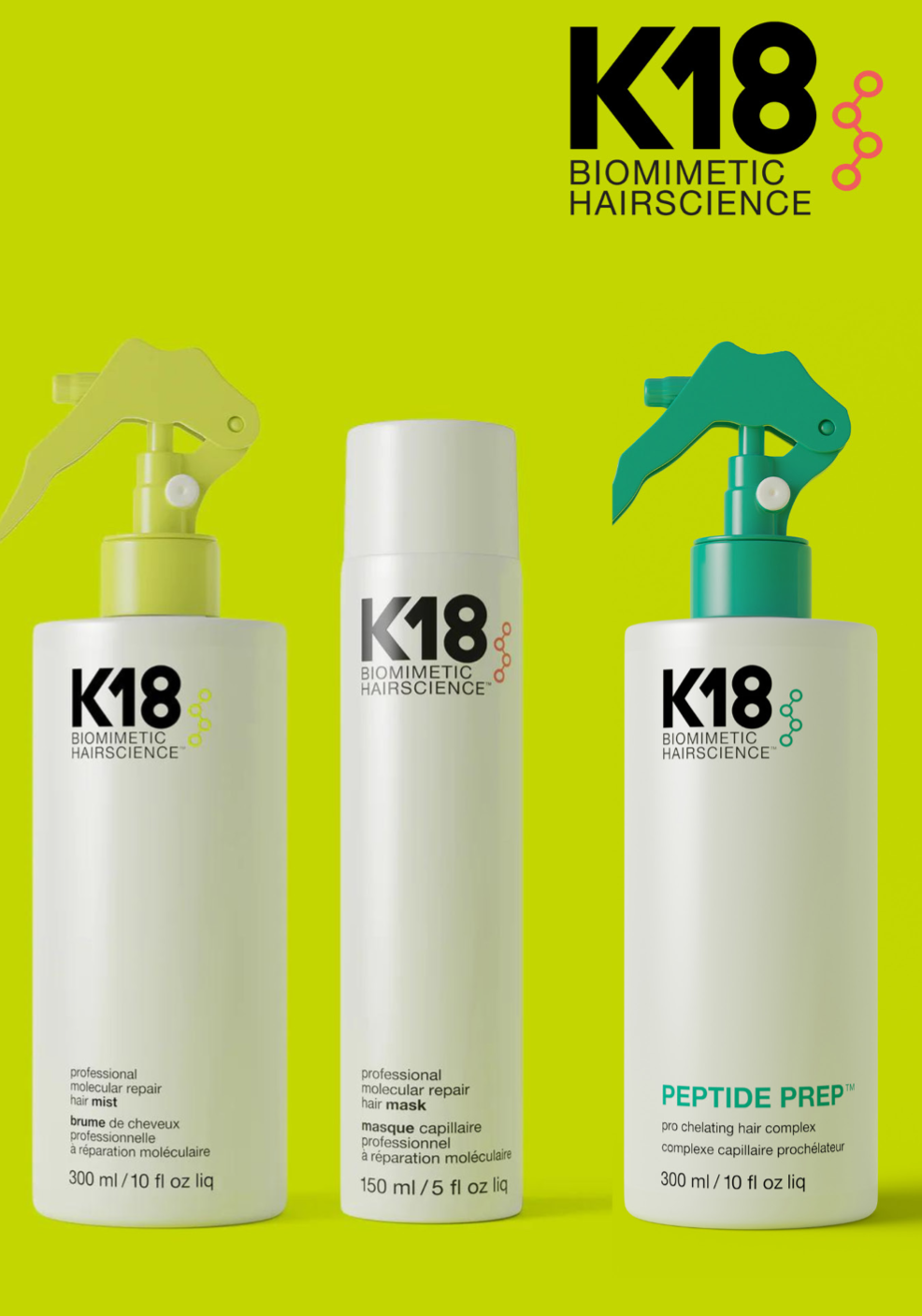 K18 Prep+ Repair Service Essentials Kit