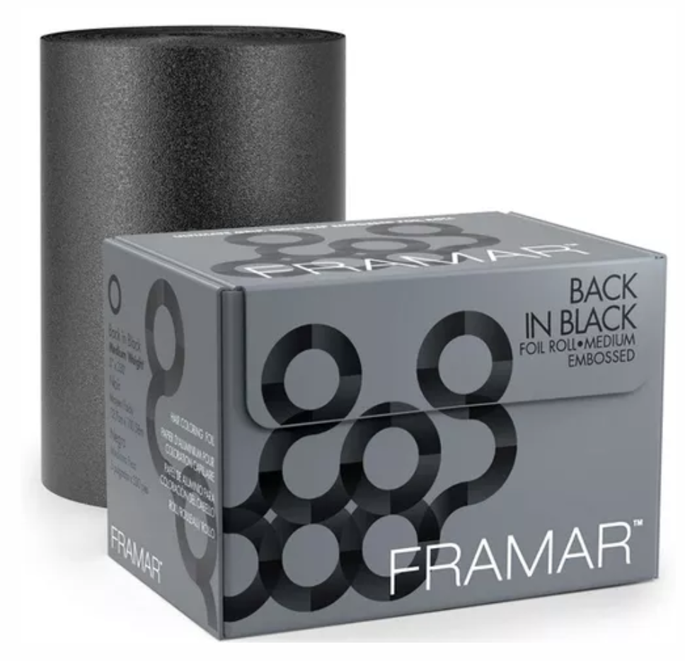 Framar Embossed Roll Medium Back in Black 320 ft.