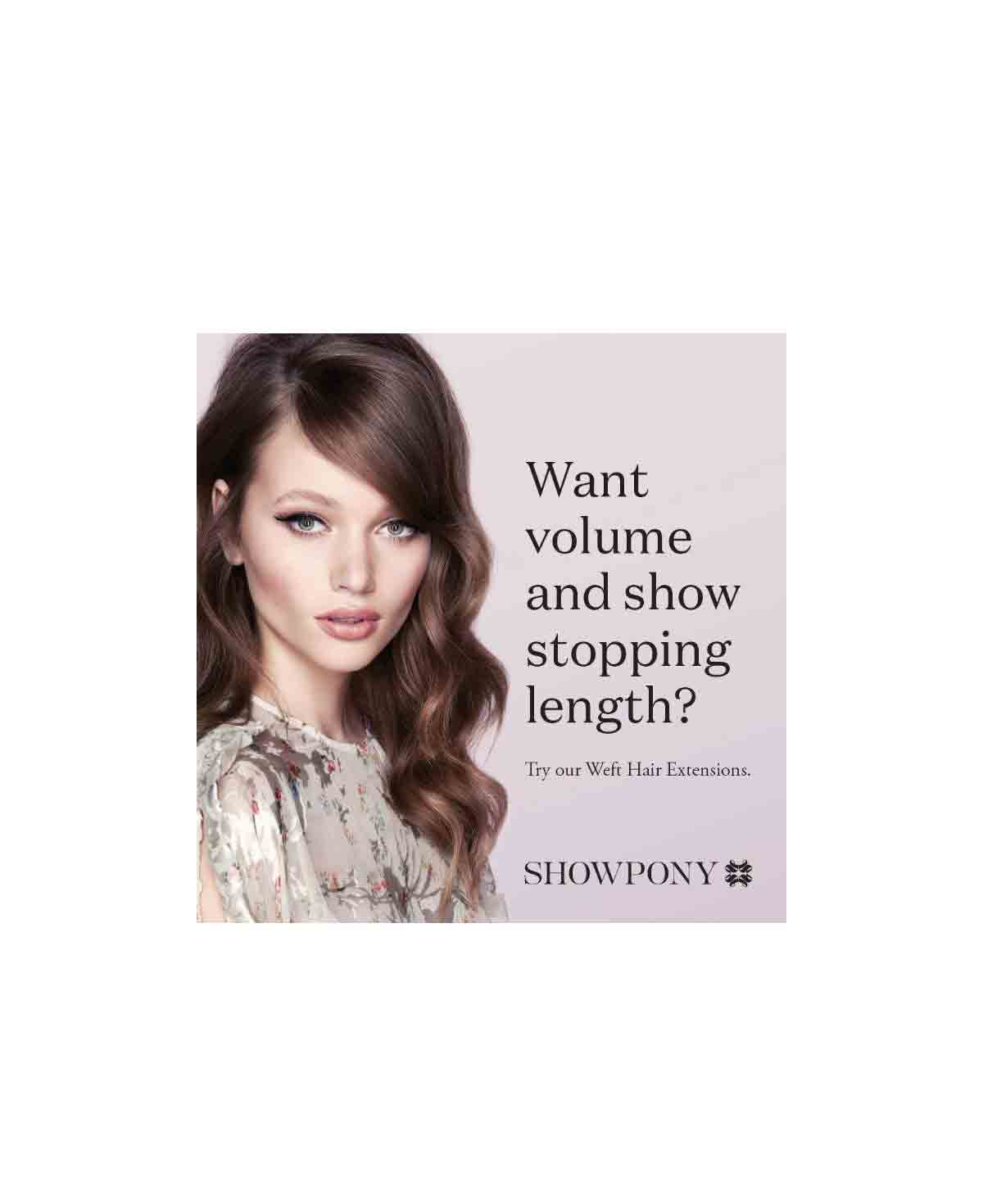 Showpony Display Card 18x18cm - Party Hair