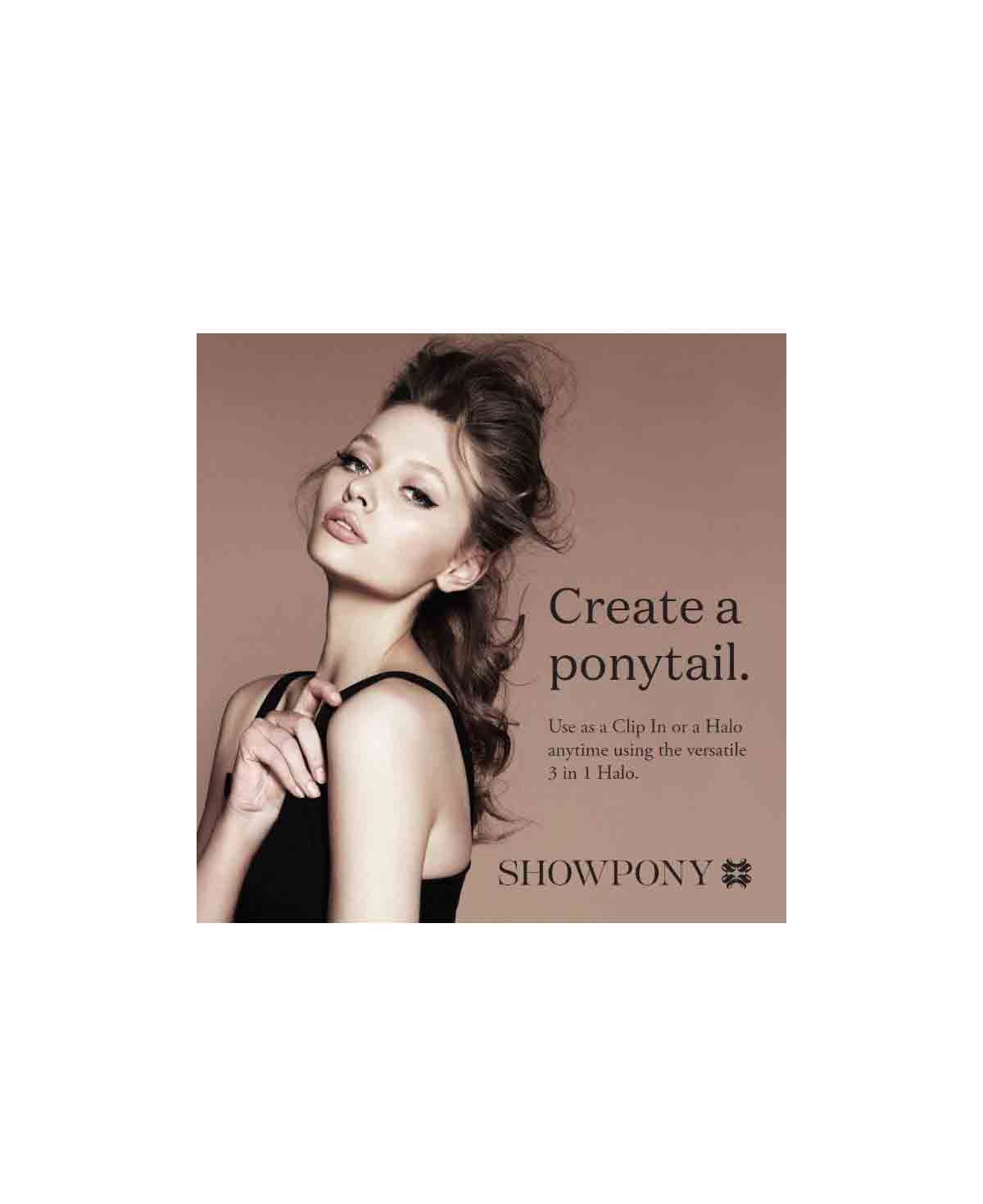 Showpony Display Card 18x18cm - Ponytail