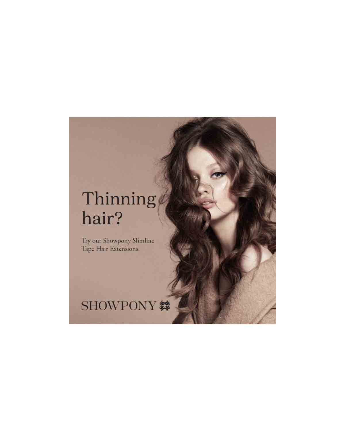 Showpony Display Card 18x18cm - Thinning