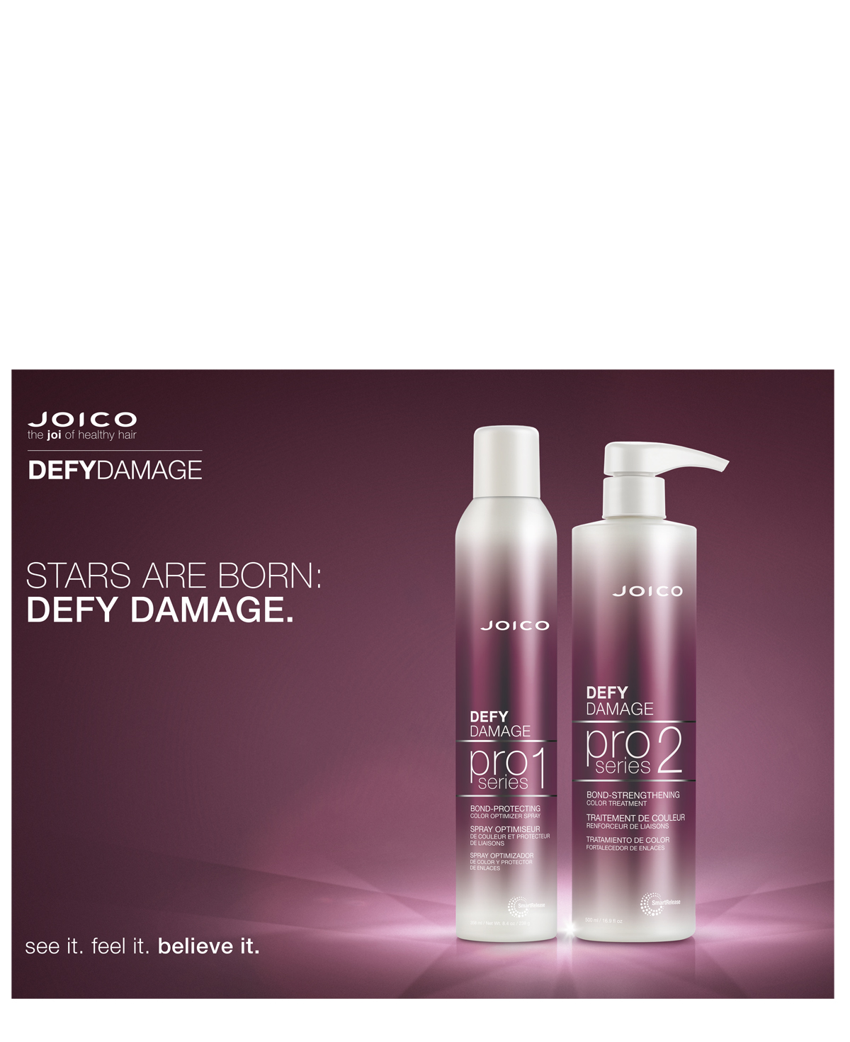 Joico Defy Damage Image Broschüre DE