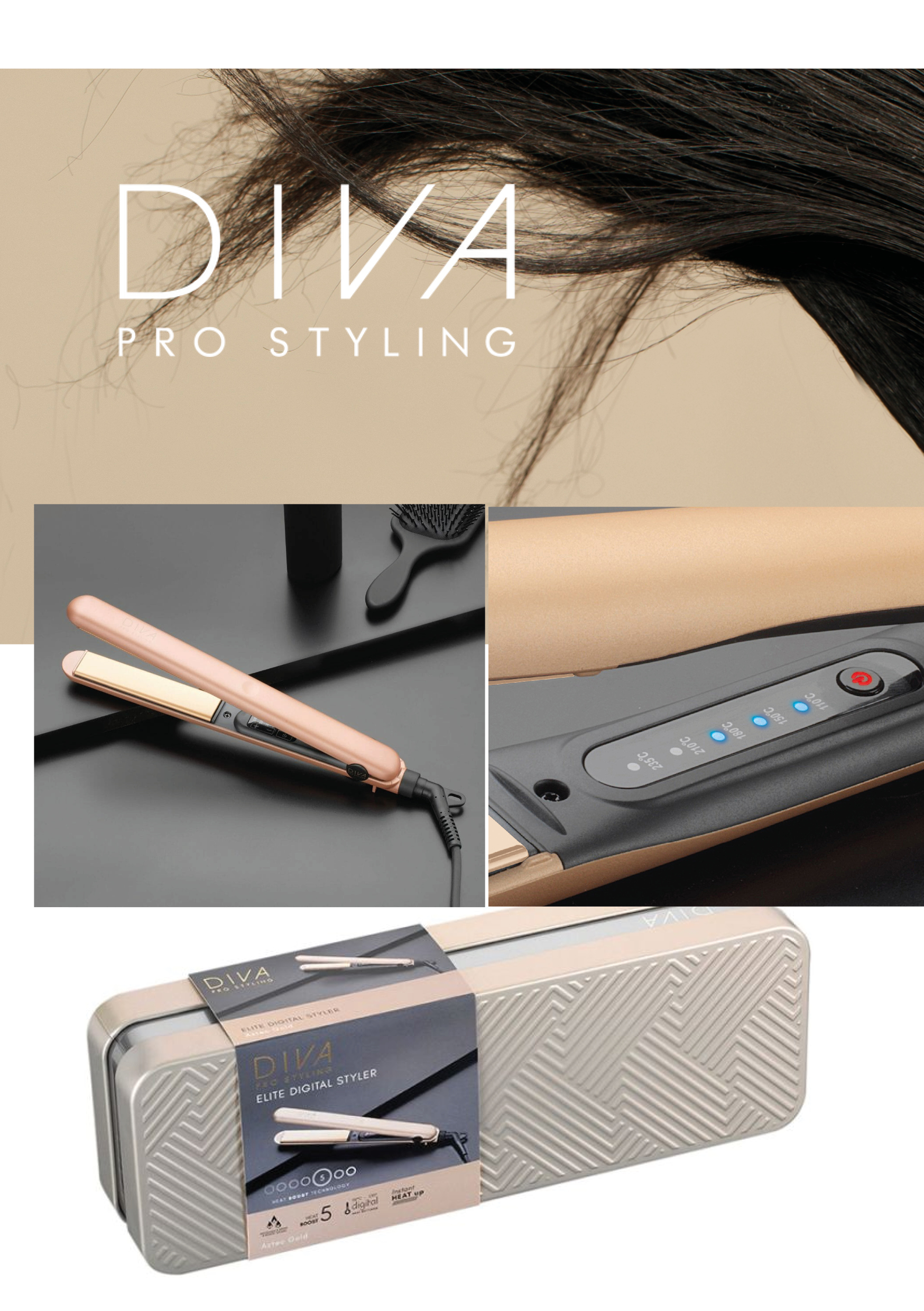 DIVA Elite Styler Saharan Dusk - Lim.Edition