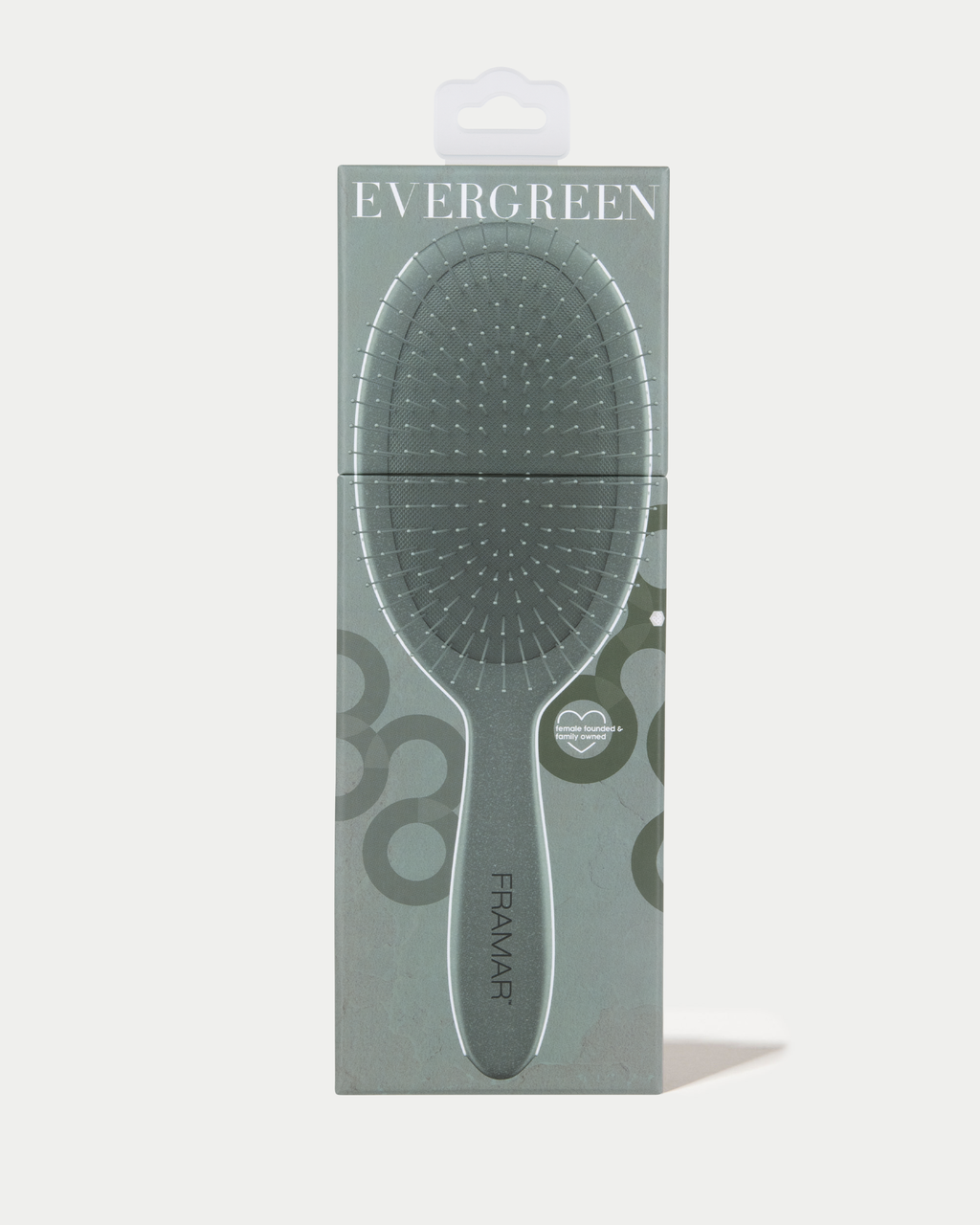 Framar Detangle Brush - Neutrals Sage Evergreen - Lim.Edition