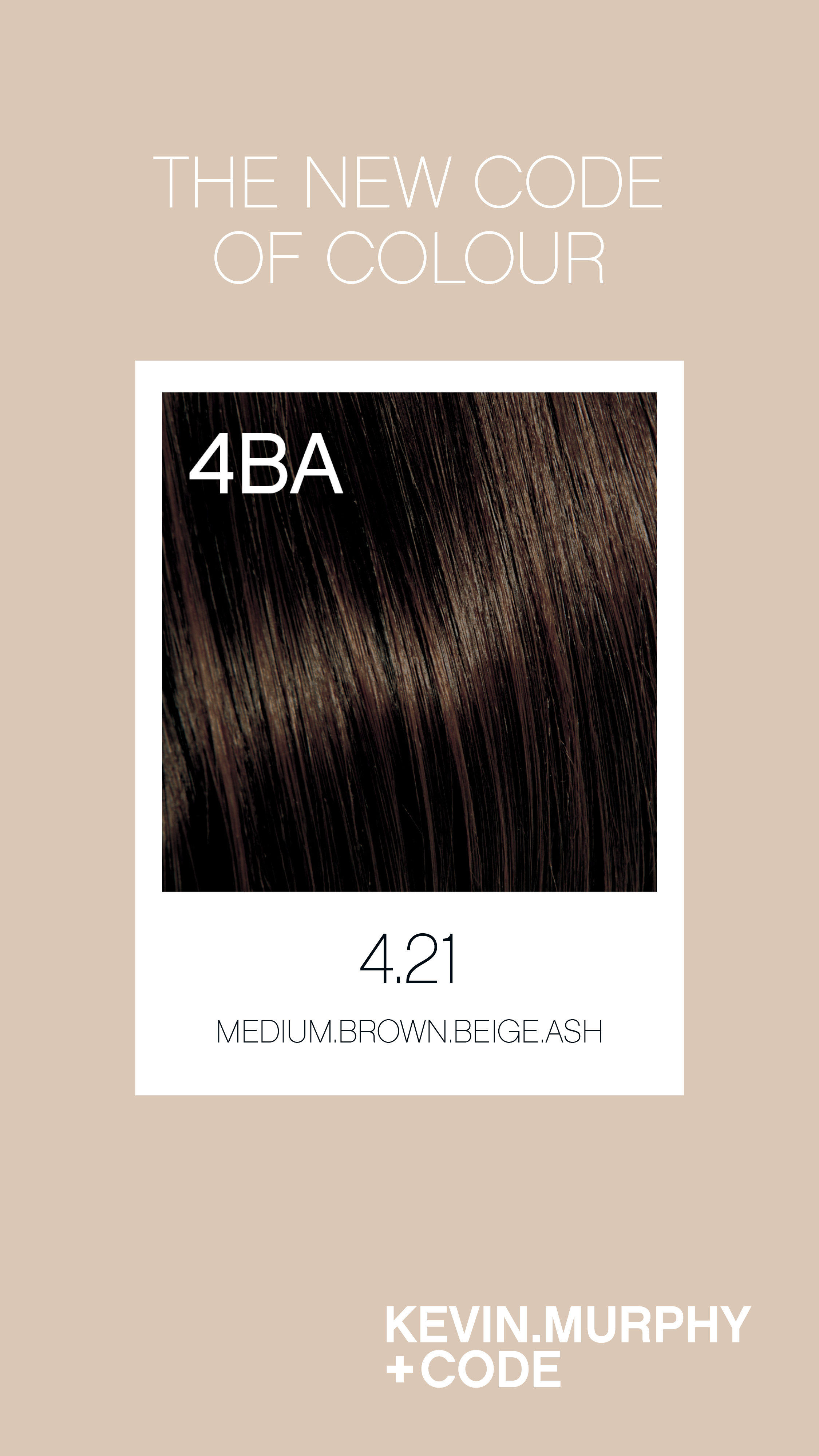 Code 4.21 /4BA - Medium.Brown.Beige.Ash
