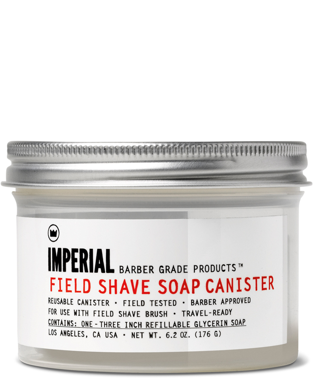 Imperial Field Shave Soap Canister (Leer)