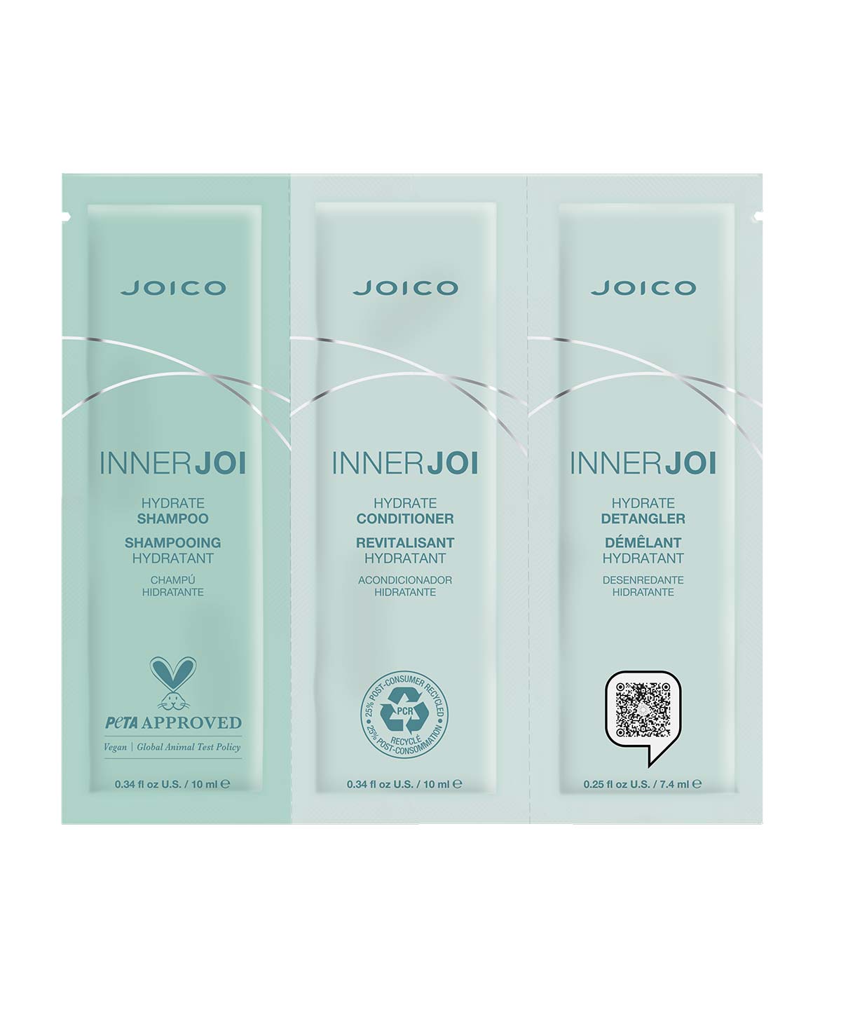 Joico InnerJoi Hydration Trio foil - SH/CD/Milk - 10/10/7ml