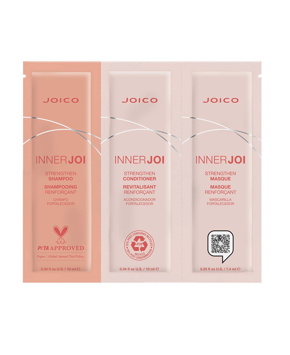 Joico InnerJoi Strengthen Trio foil - SH/CD/Milk - 10/10/7ml