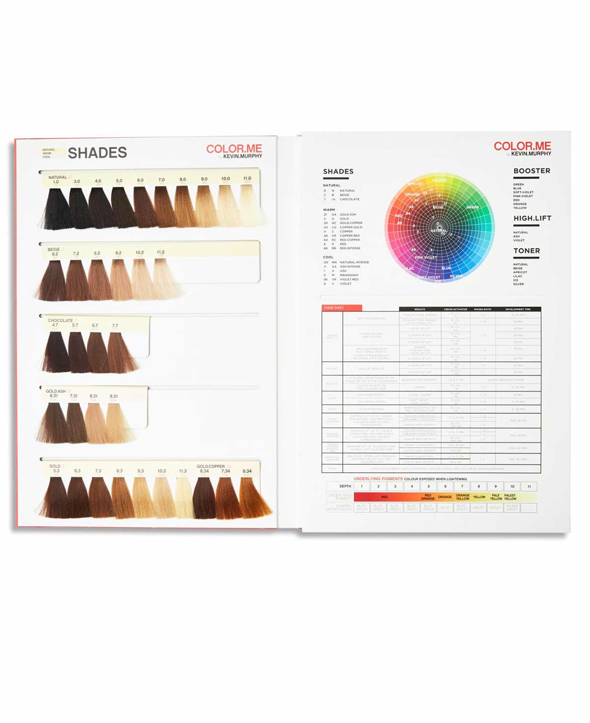 Kevin.Murphy color.me SWATCH BOOK