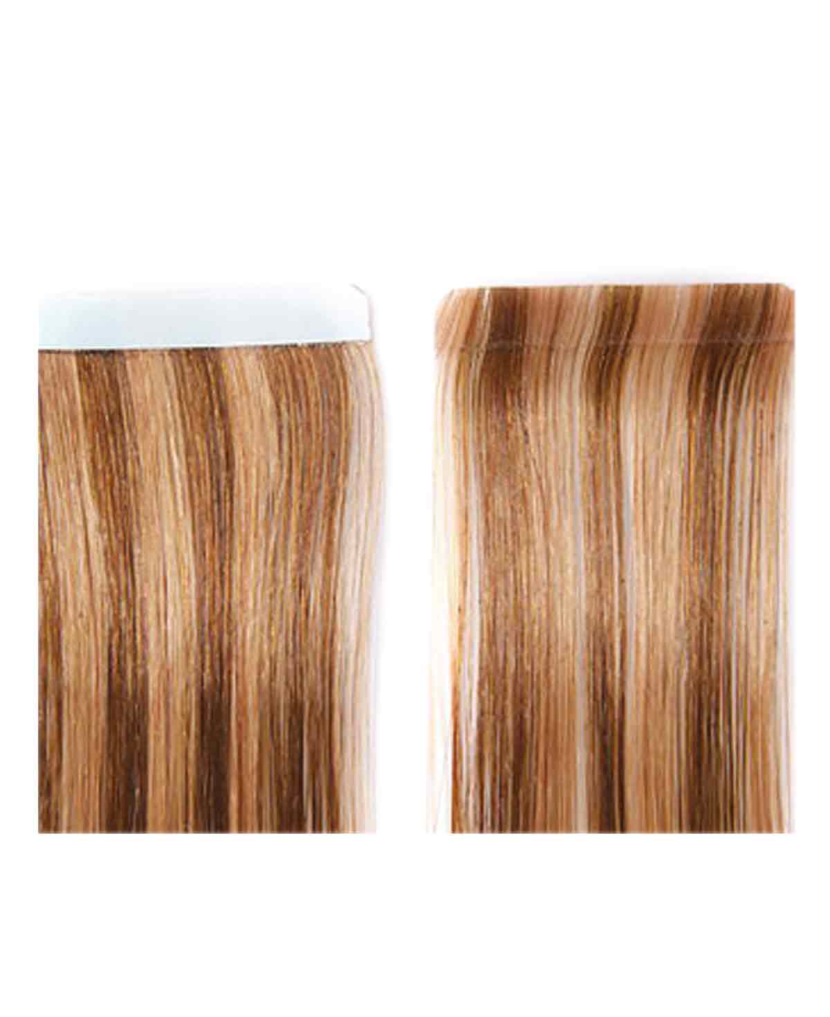 45-50cm (20") TAPE EXTENSIONS - BROWN HIGHLIGHT - 6G-8G