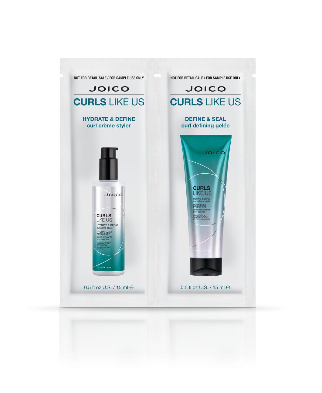 Joico Curls Like Us Curl Gelee & Curl Styler Duo Foil 2x15ml