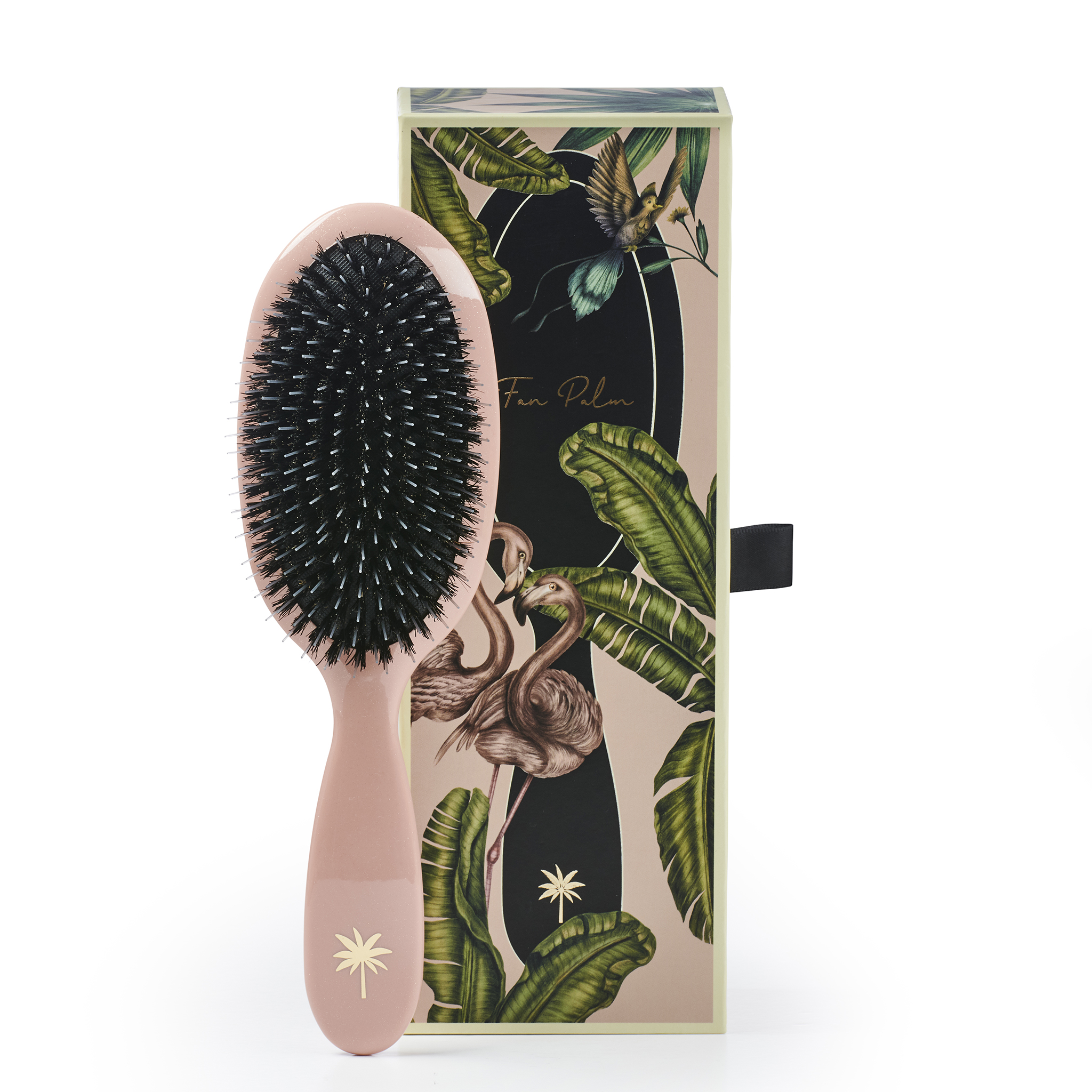 Fan Palm Boar- & Nylon Brush Blush - Medium