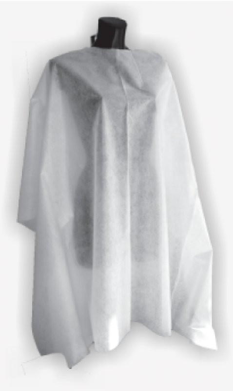 Disposable Cape 100 Stk., 140x100cm, white