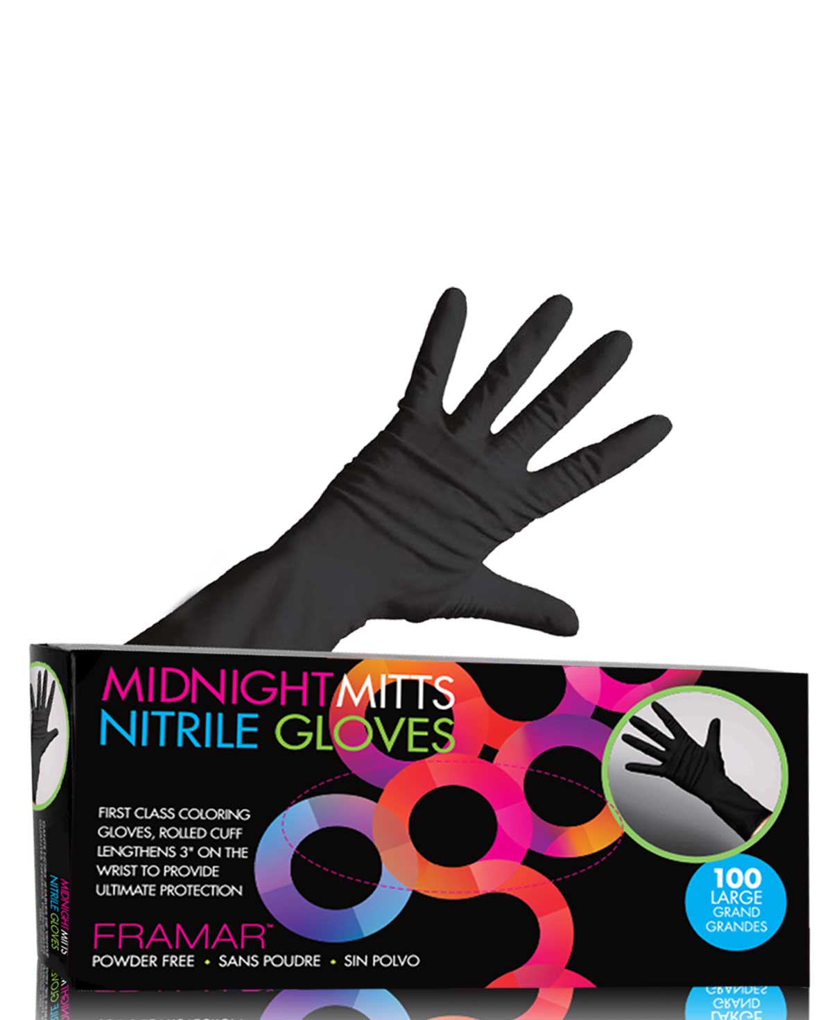 Framar Black Mamba Nitrile Gloves- Small