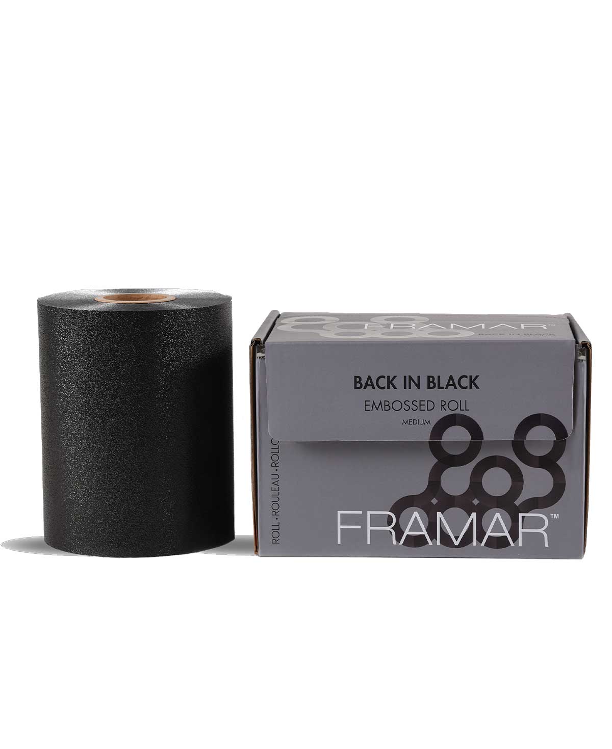 Framar Embossed Roll Medium Back in Black 320 ft.
