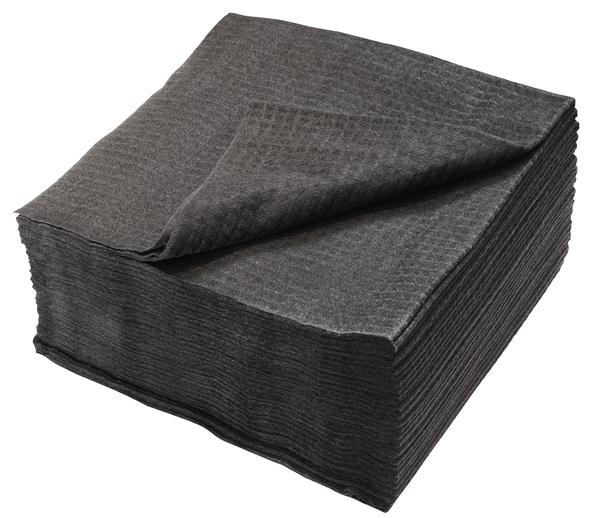 Scrummi Waffle Black Small Towels 40x20cm, 700 pieces